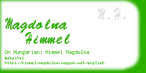 magdolna himmel business card